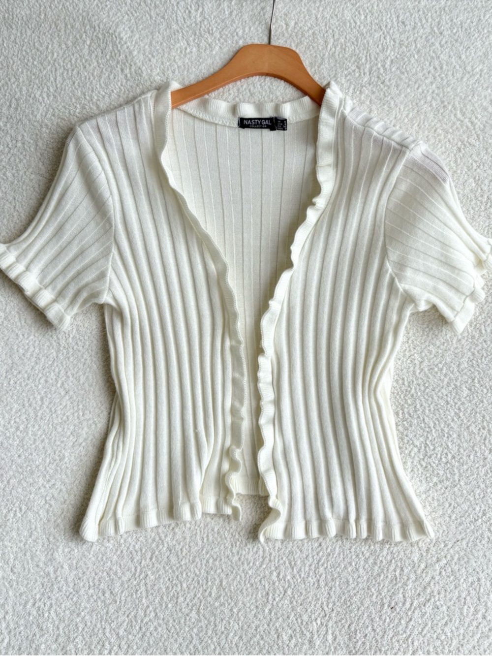 NASTY GAL Ruffle Cardigan